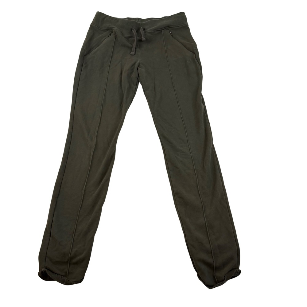 Decathlon Domyos Slim Fit Pintuck Joggers Olive Green W28 L31 XS